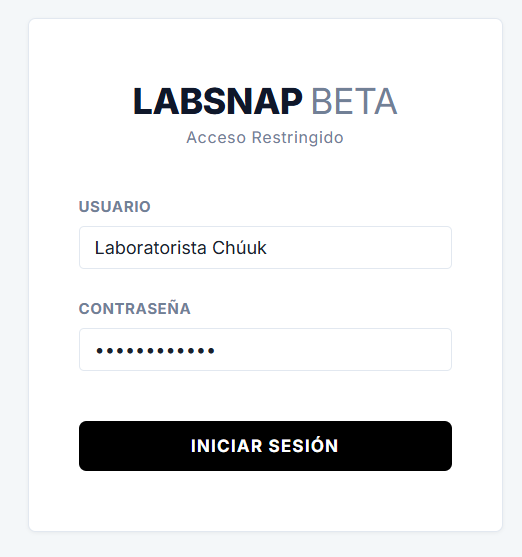 LabSnap Login